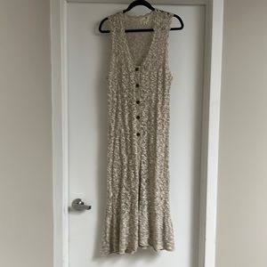 Perfect condition boho maxi crochet vest